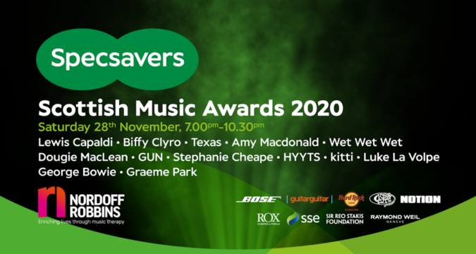 SPECSAVERS SCOTTISH MUSIC AWARDS ANNOUNCE FULL LINE-UP INCLUDING BIFFY CLYRO, LEWIS CAPALDI, TEXAS, WET WET WET AND MORE FOR VIRTUAL EVENT ?