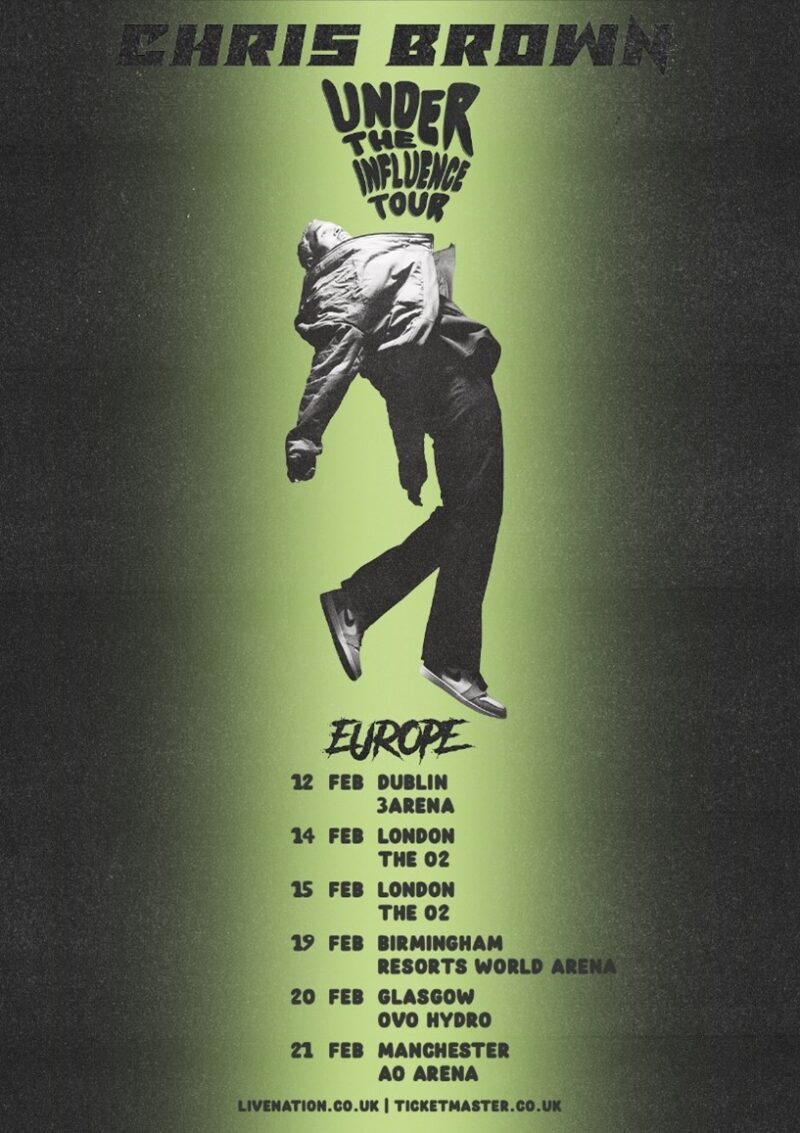 chris brown tour uk under the influence